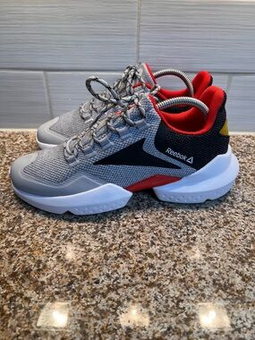 Reebok women’s Gray & Red Athletic Shoes